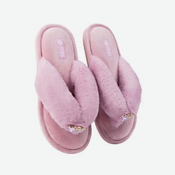 Тапки  Бабочки  фиолетовые