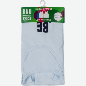 Майка Uno для мальчиков белая UB5_n12 р.98-128 43 г