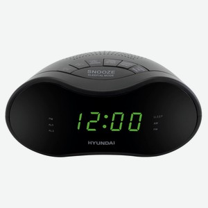 Радиобудильник HYUNDAI H-RCL200 LED черный