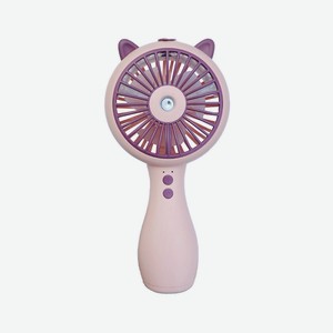 MEILISOON Ручной мини вентилятор работающий от аккумулятора с водой, Розово-бежевый
