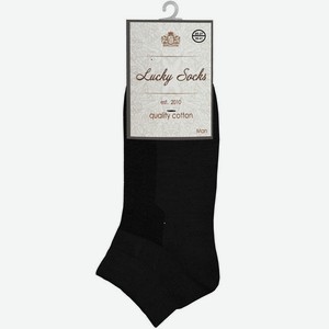 Носки мужские Lucky Socks чёрные р.25-27 HMГ-0057