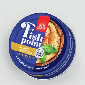 Паштет из филе горбуши классический 80г