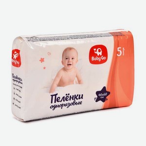 Пелёнки одноразовые BabyGo 40х60 см 5 шт.