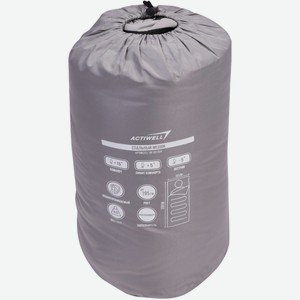 Мешок спальный ACTIWELL 200x80см,250г/м2, фланел. Подкладка XK-RS-004, Китай