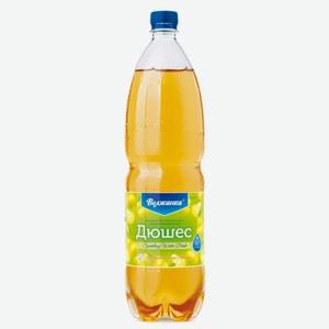 Напиток газированный Волжанка Дюшес среднегазированный 1.5 л, пластиковая бутылка
