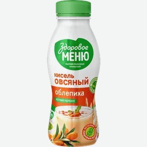 Кисель овсяный с облепихой  Здоровое меню , 0,25 л