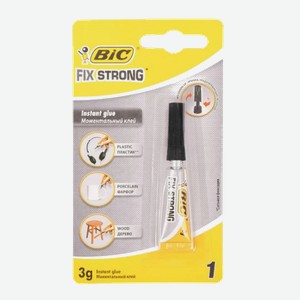 Моментальный клей BIC FixStrong 3 гр.