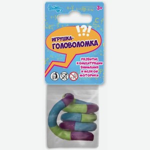 Головоломка змейка цветная в ассортименте 28 г