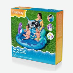 Бассейн детский BESTWAY Polar Pals, 134x131x73 см