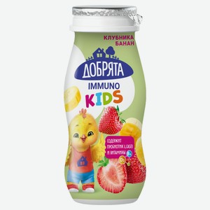 Продукт кисломолочный «Добрята» клубника-банан 1,5% БЗМЖ, 90 г