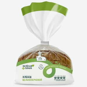 Хлебец цельнозерновой нарезанный Зелёная Линия, 300г