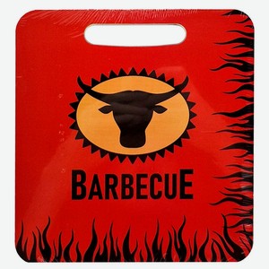 Доска разделочная деревянная Барбекю Бык, 21х19,5 см