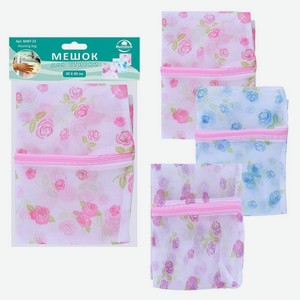 Мешок для стирки белья «Мультидом» с молнией, 30х40 см