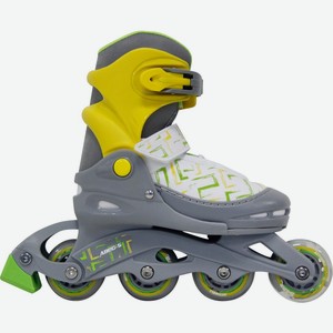 Коньки роликовые ACTIWELL раздвижные, р.30-33 со светящимся колесом PW-117light, Китай