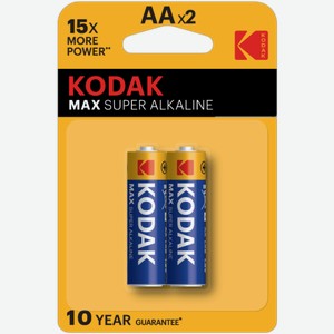 Батарейки Kodak Max Super AA 2шт 28 г