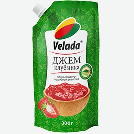 Джем Клубничный Велада, 300 Г
