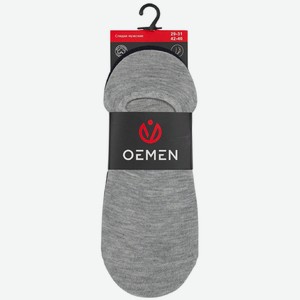 Подследники Oemen мужские с пяткой силикон в ассортименте, р25-31