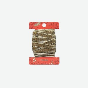 TWINKLE Декоративная лента для упаковки GOLD, 5 метров