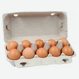 Социальный товар Яйца куриные С1 коричневое, 10 шт