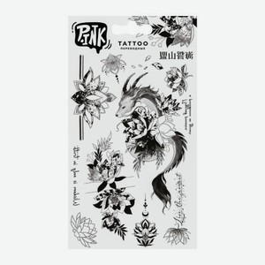 Наклейки-тату Приор Груп переводные Лотосы 11*20см 6 г