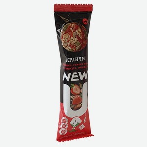 Кранчи NewU с клубникой, 30г