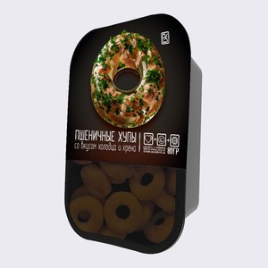 Хупы ВКУСНОКУБ со вкусом Холодец с хреном 80г