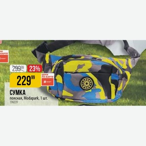 СУМКА поясная, Modapark, 1 шт.