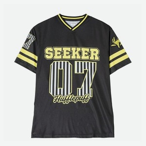 HARRY POTTER Футболка Гарри Поттер Hufflepuff Black, цвет: Черный, размер: S
