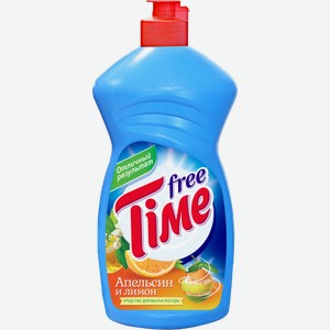Средство для мытья посуды Free Time Апельсин и лимон 450г 450 г