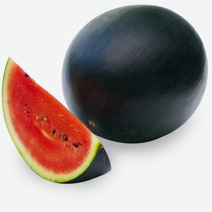 Арбуз ЧТМ fantasy brands Черный Принц с красной мякотью УН вес, Россия