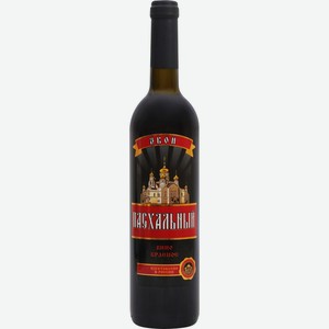 Вино ПАСХАЛЬНЫЙ Звон кр. сл., Россия, 0.7 L