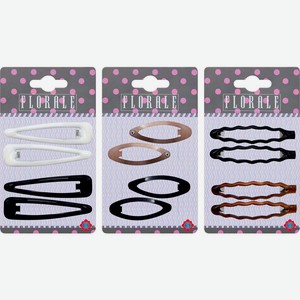 Набор невидимок SWEETORNAMENT Florale в асс., на блистере NFL9-06, Китай, 4 шт