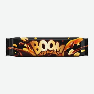 Батончик Boom глазированный с арахисом 50г