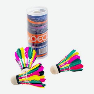 Набор воланов перьевых цветные 3шт