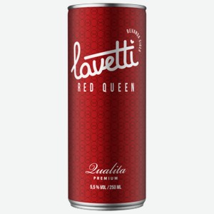 Сидр Lavetti Red Queen фруктовый фильтрованный сладкий 0,25 л