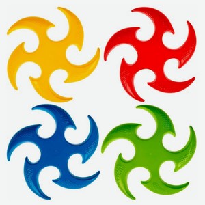 Диск метательный Ниндзя 22 см 1 шт. цвет в ассортименте