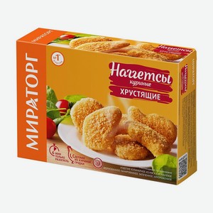 Наггетсы Куриные Мираторг Хрустящие 250г