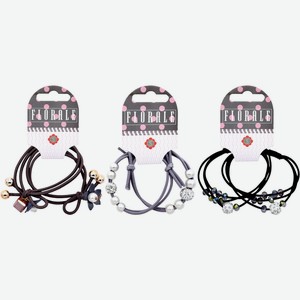 Резинка для волос SWEETORNAMENT Florale в ассорт., на блистере NFL1-28, Китай, 2 шт