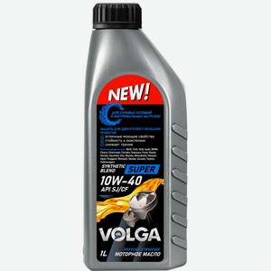 Масло моторное ВОЛГА ОЙЛ Super 10W-40 SJ/CF 800444, Россия, 1 л