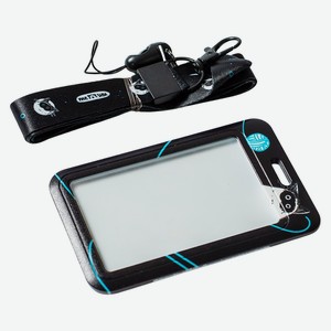 Бейдж вертикальный MESHU  Fancy Cat , 110*70мм, лента с карабином, 2D печать, опп пакет, европодвес