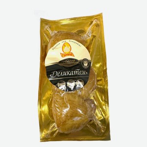 Бедро цыпленка-бройлера копчено-вареное «Ганна» Аппетитное натуральное копчение на ольхе охлажденное, ~ 350 г цена за 100 г