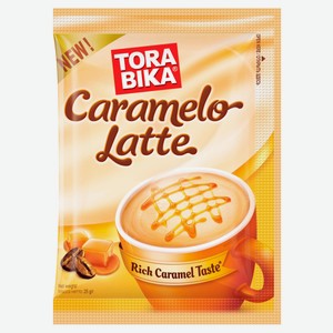 Напиток кофейный Torabika Caramelo Latte, 25 г