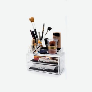 BRADEX Органайзер настольный для косметики, канцтоваров или других целей модель 2, Прозрачный