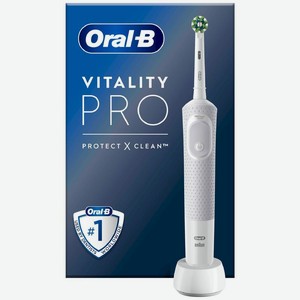 Зубная щётка электрическая Oral-B Vitality Pro Brown 3708 White 1шт.