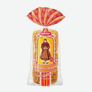 Хлеб Воскресенский пшенично-отрубной нарезанный Арнаут 300г