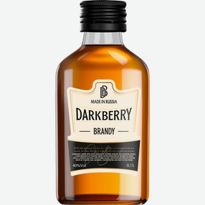 Бренди DARKBERRY 40%, 0.1л