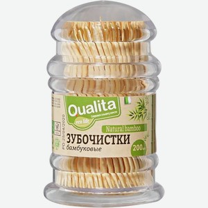 Зубочистки QUALITA бамбуковые, 200шт