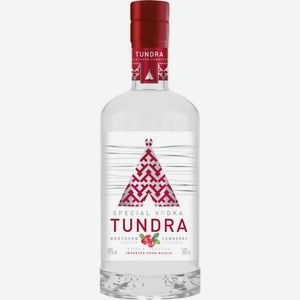 Водка Tundra Северная Брусника 40% 0,5л