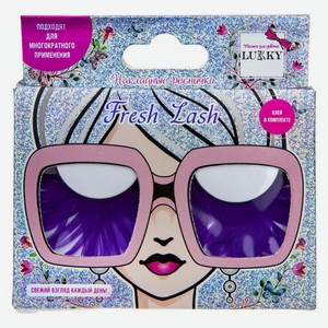 Реснички накладные Lukky Fresh Lash перьевые фиолетовые