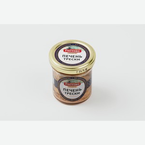 Печень трески атлантич. натуральная кусочками ст/б, 130 г 130 г